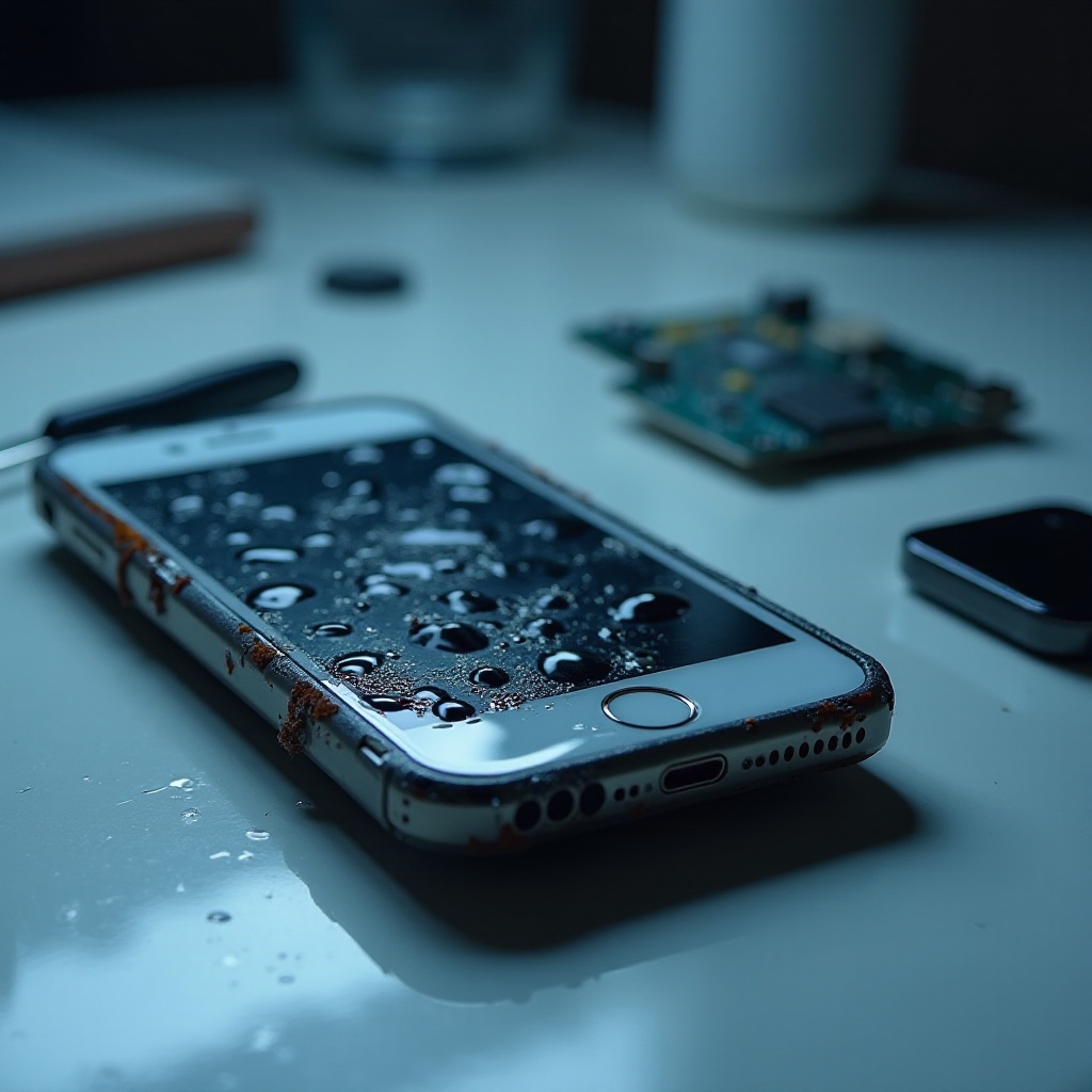 kan een door water beschadigde telefoon worden gerepareerd