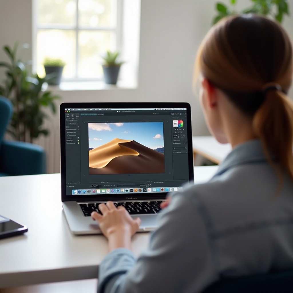 hoe verklein je de grootte van een foto op een MacBook
