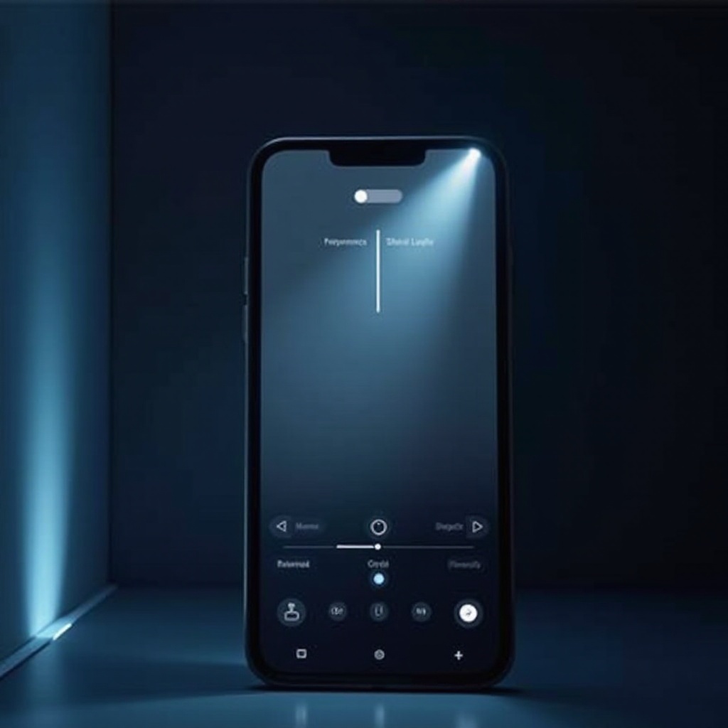 como ajustar o brilho da lanterna no iPhone
