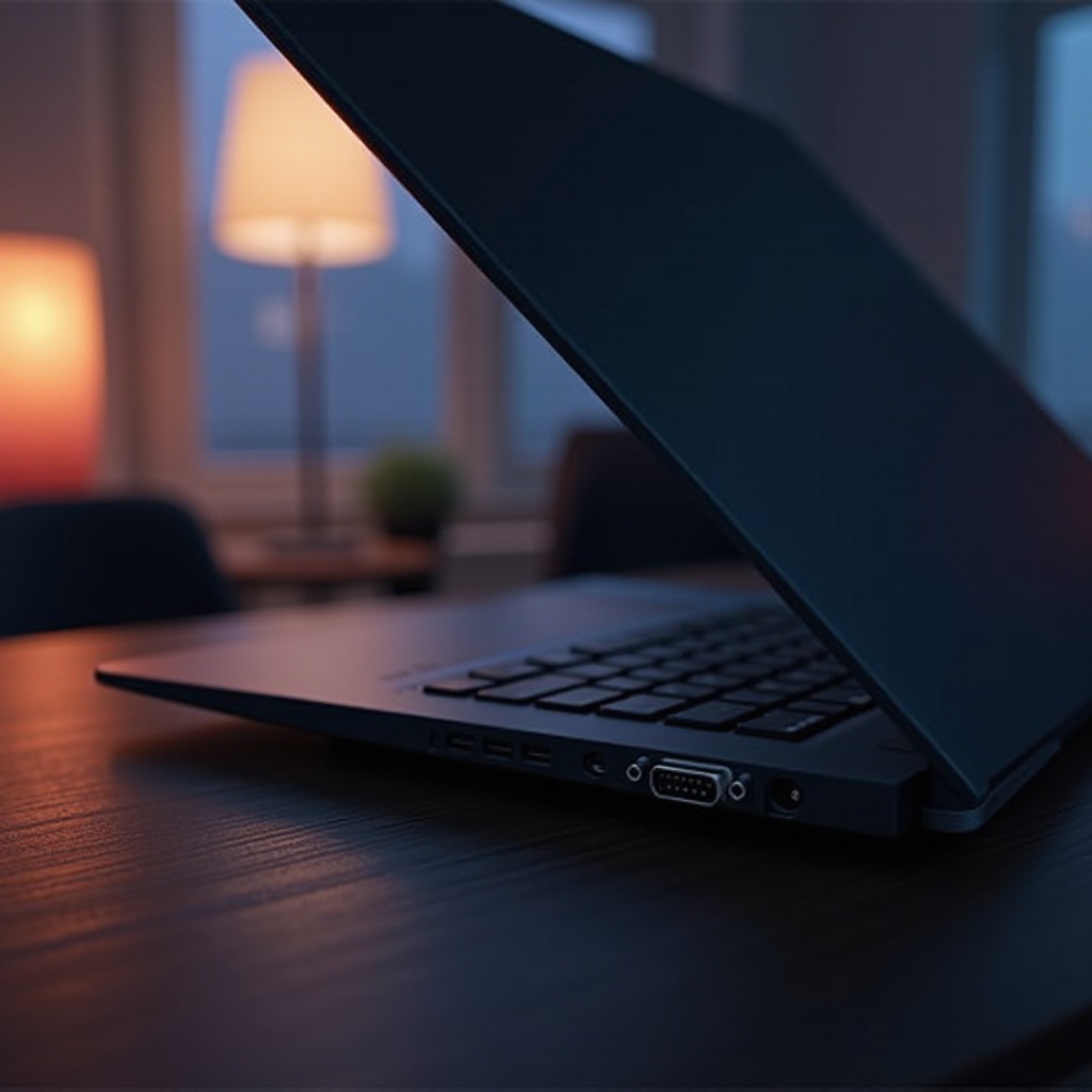 laptop met VGA-poort