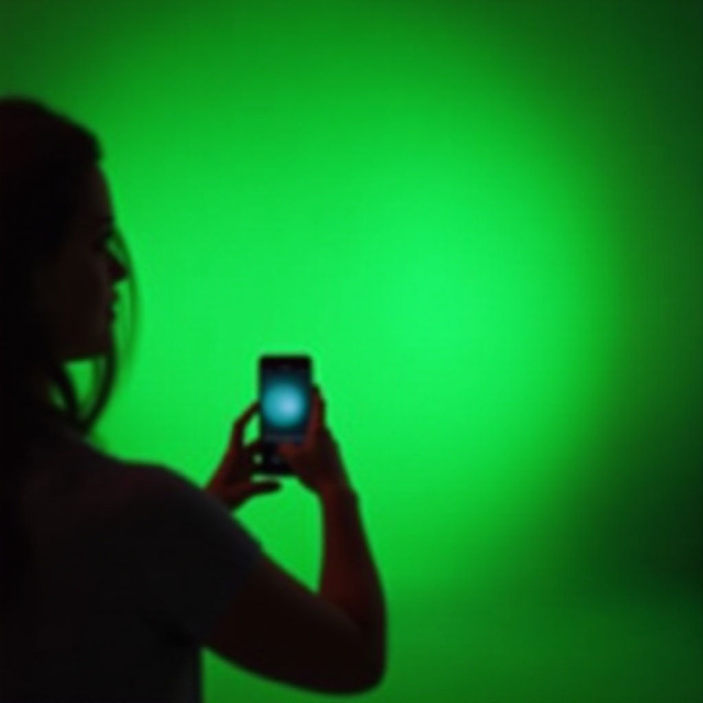hoe je een Android-telefoon gebruikt om green screen-foto's te maken