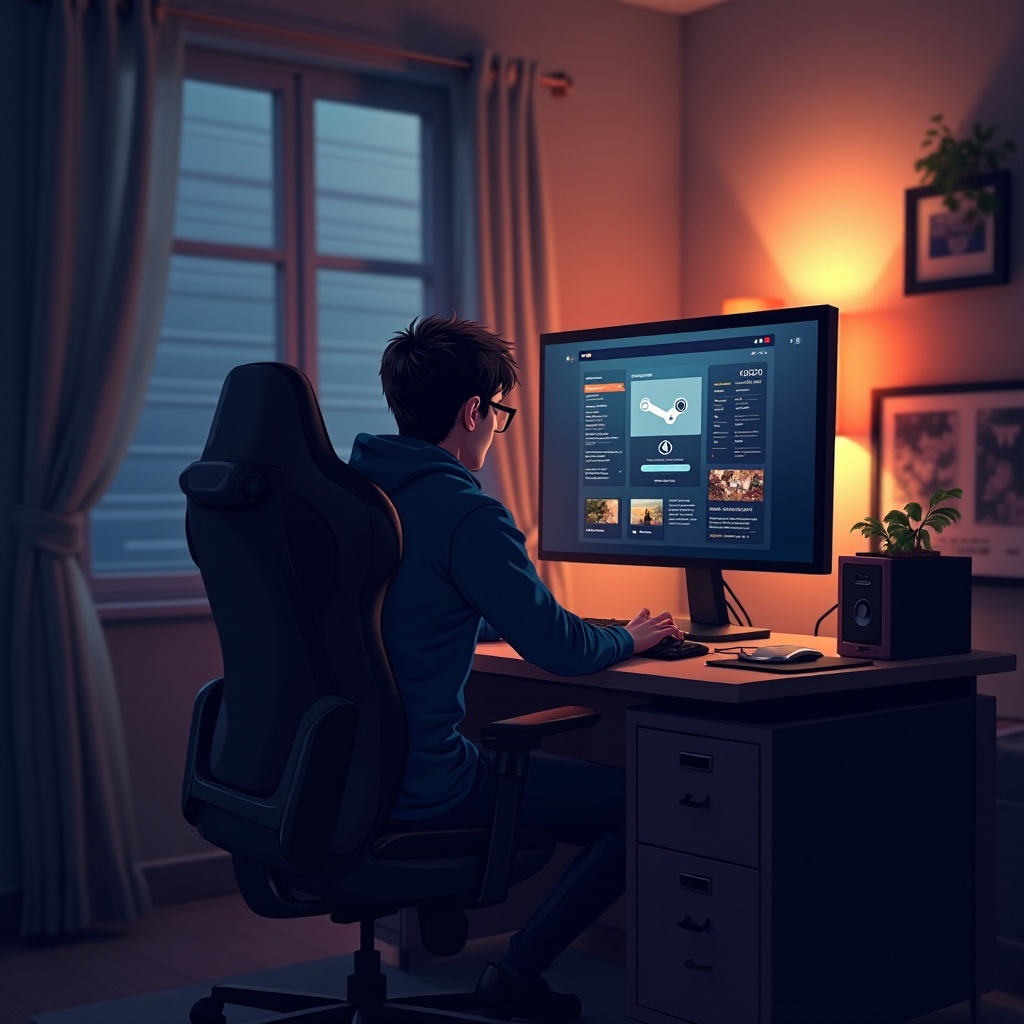 como reinstalar um jogo no Steam