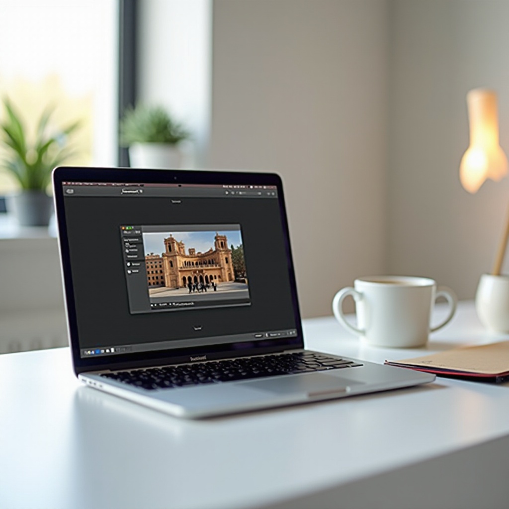kuinka pienennetään kuvan kokoa MacBookilla