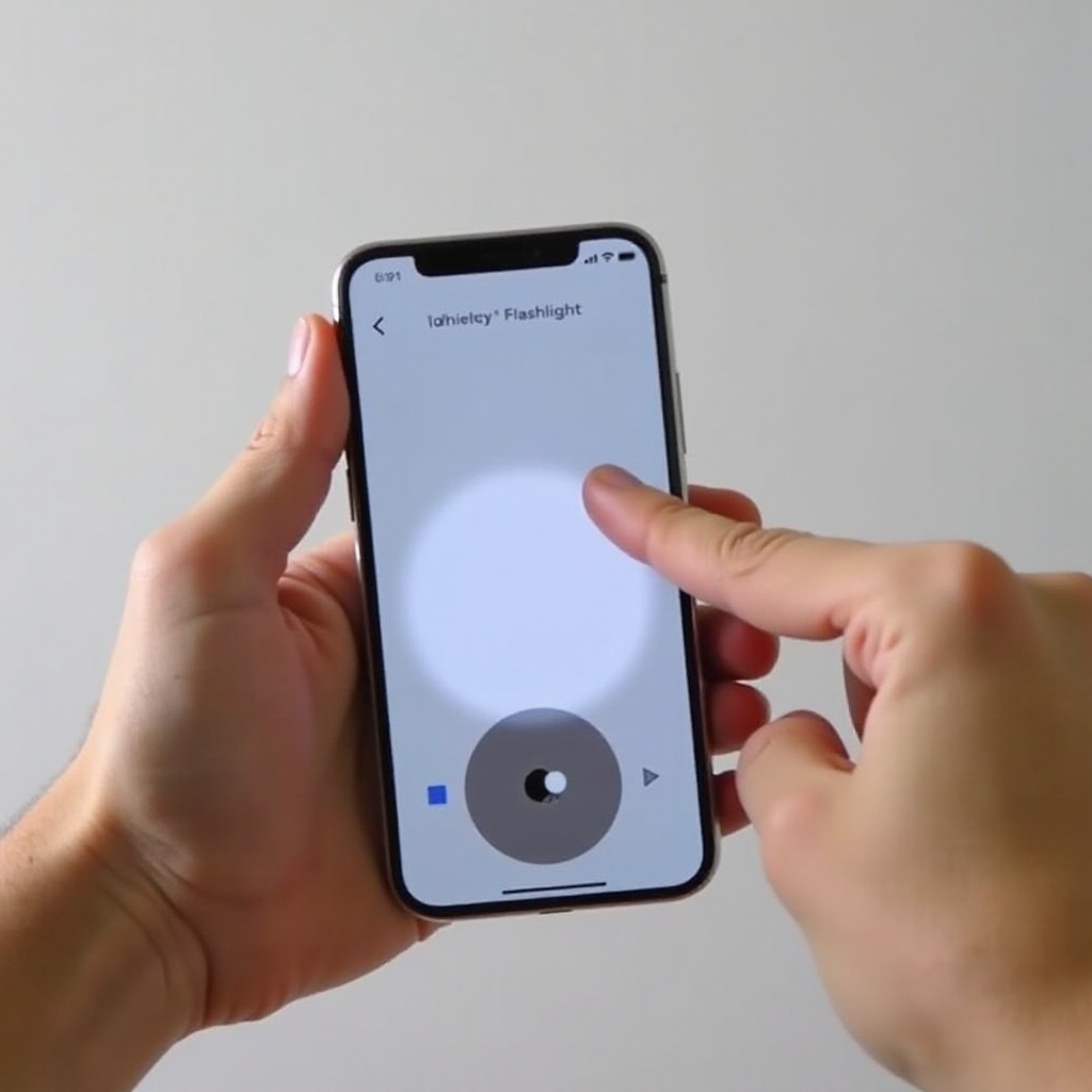 come regolare la luminosità della torcia sull'iPhone