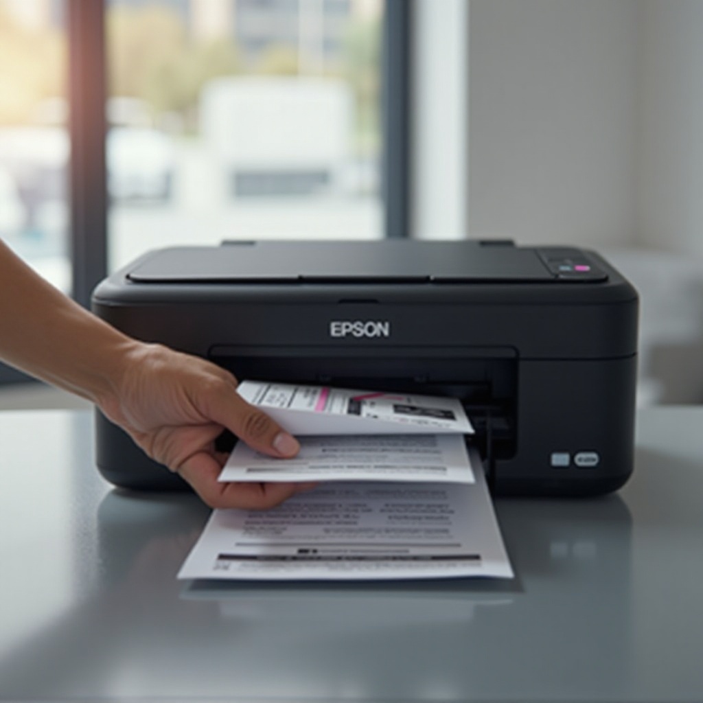 paper jam in epson printer