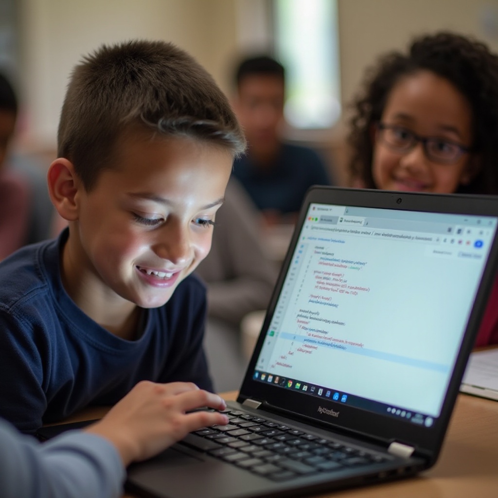 come ottenere l'ispezione su un Chromebook scolastico