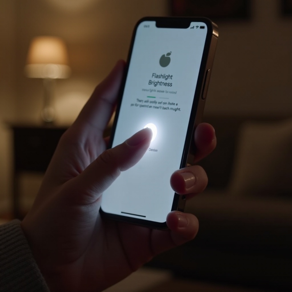 kuinka säätää taskulampun kirkkautta iPhonessa