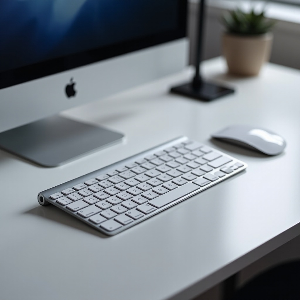 teclado de pc similar al teclado mágico de Apple