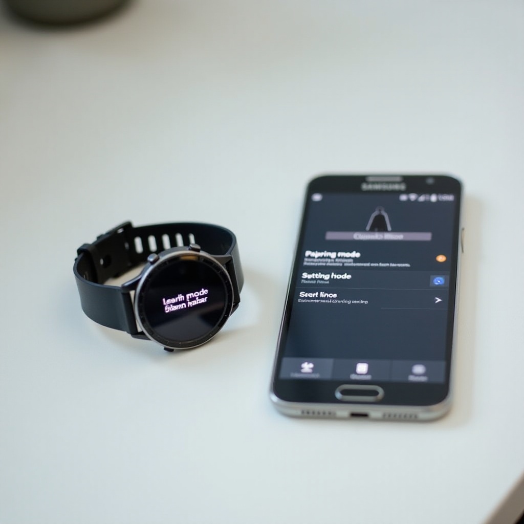 how to connect my samsung smart watch to my phone