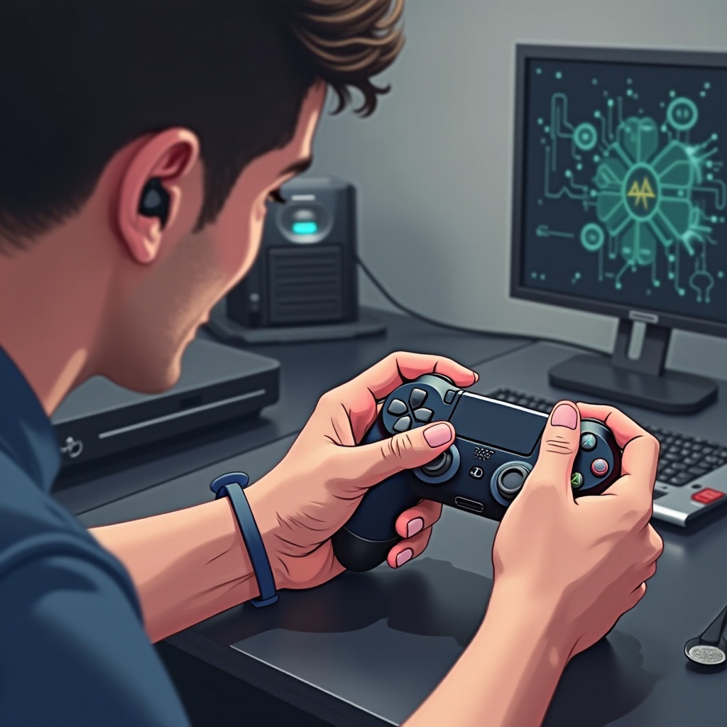 controller earphones make loud noise