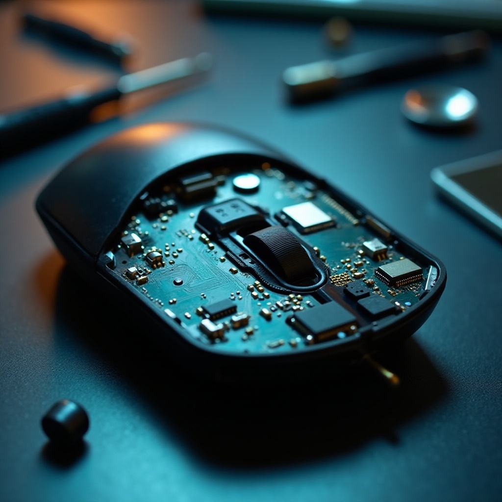 logitech mouse click not working