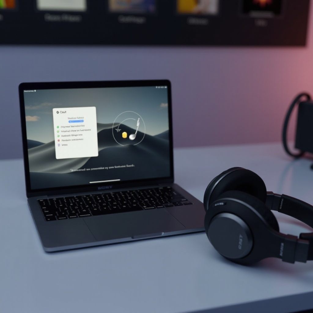 wie man Sony-Kopfhörer mit einem MacBook verbindet