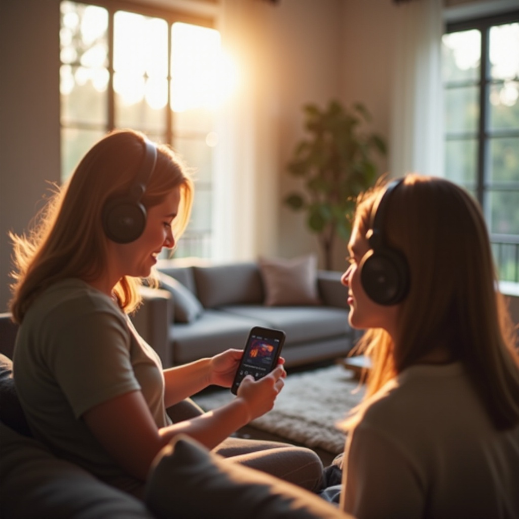 puedes compartir audio con auriculares Samsung en iPhone