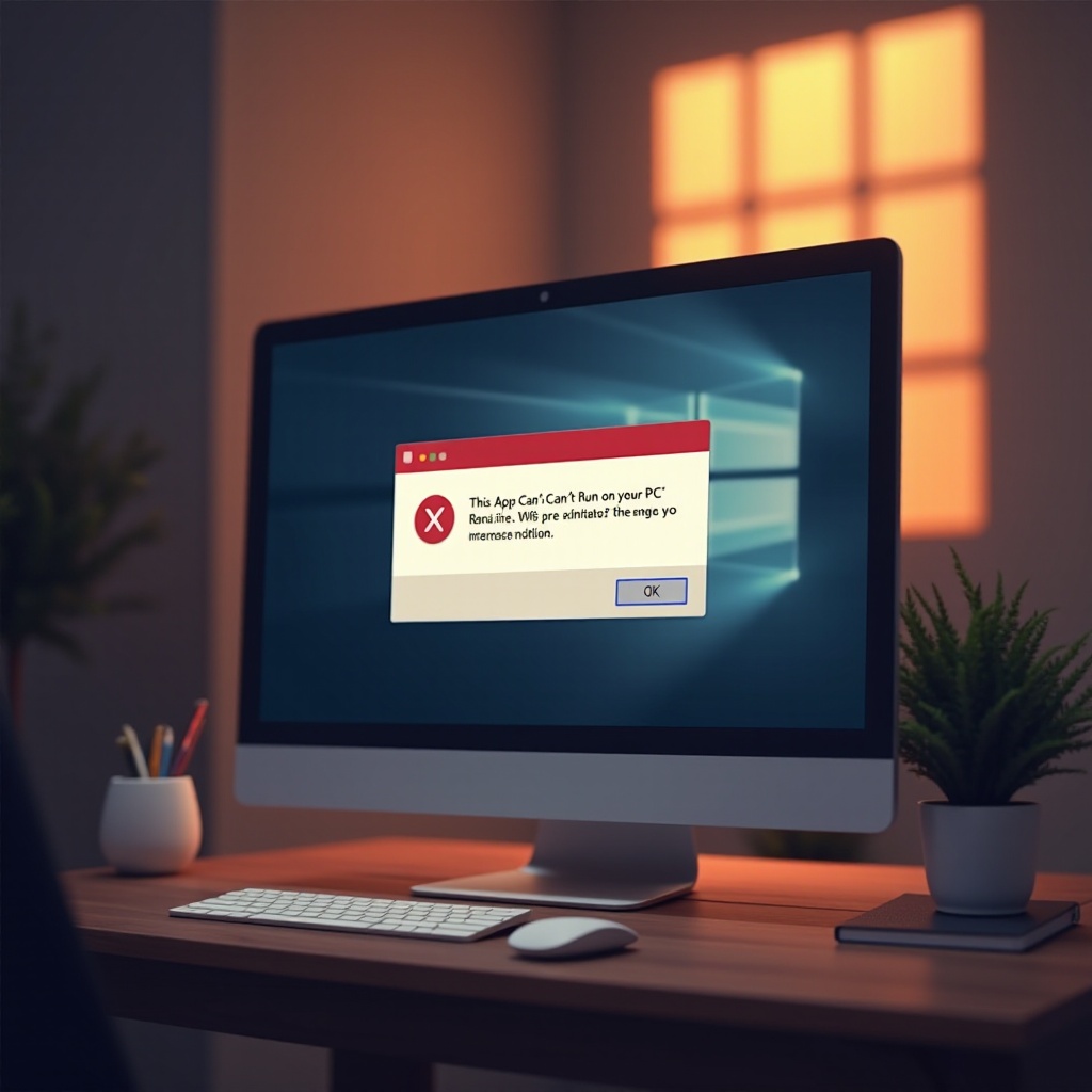 questa app non può essere eseguita sulla configurazione del tuo PC