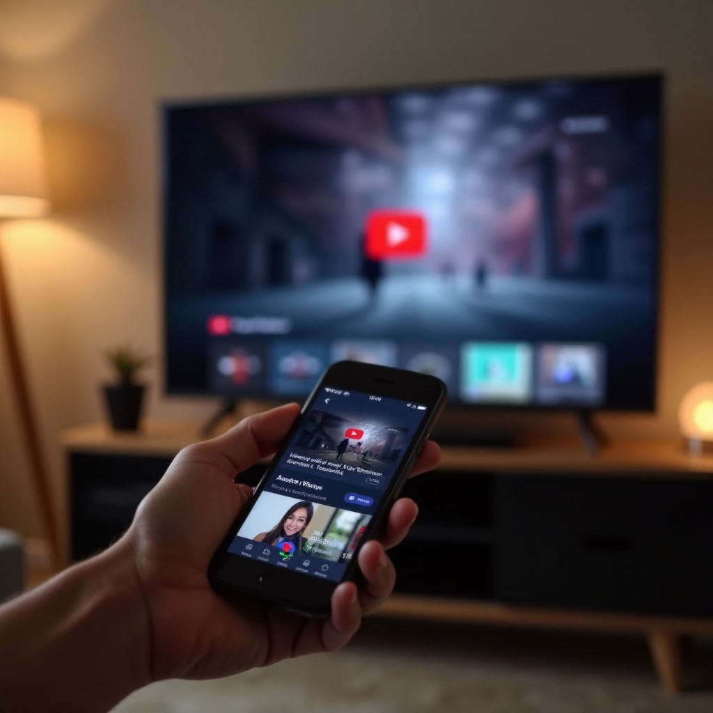 como sair do YouTube na TV pelo telefone