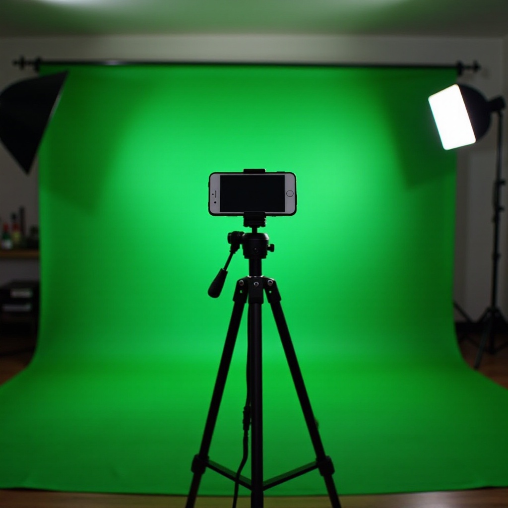 wie man ein Android-Telefon benutzt, um Green-Screen-Bilder zu machen