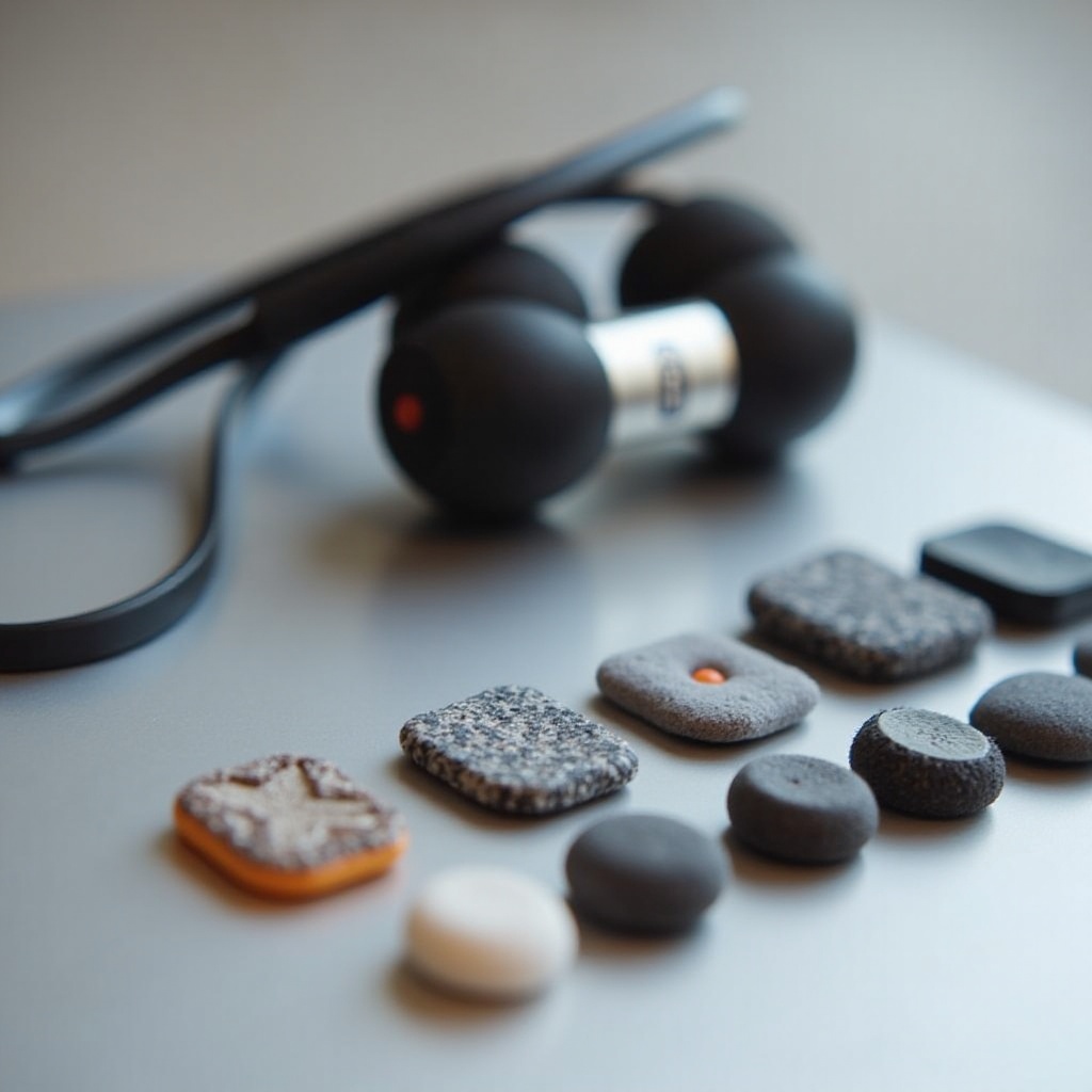 puntas de auriculares antideslizantes para Skullcandy Rail