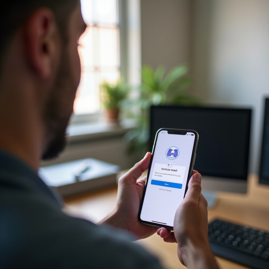 wie man die E-Mail über die Discord-Telefon-App überprüft