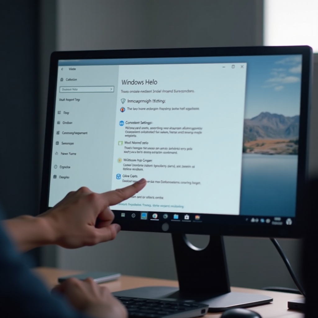 disabilita windows hello