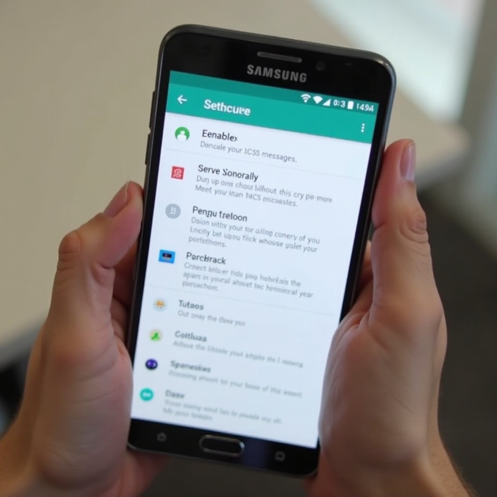 hoe RCS-berichten op Samsung in te schakelen