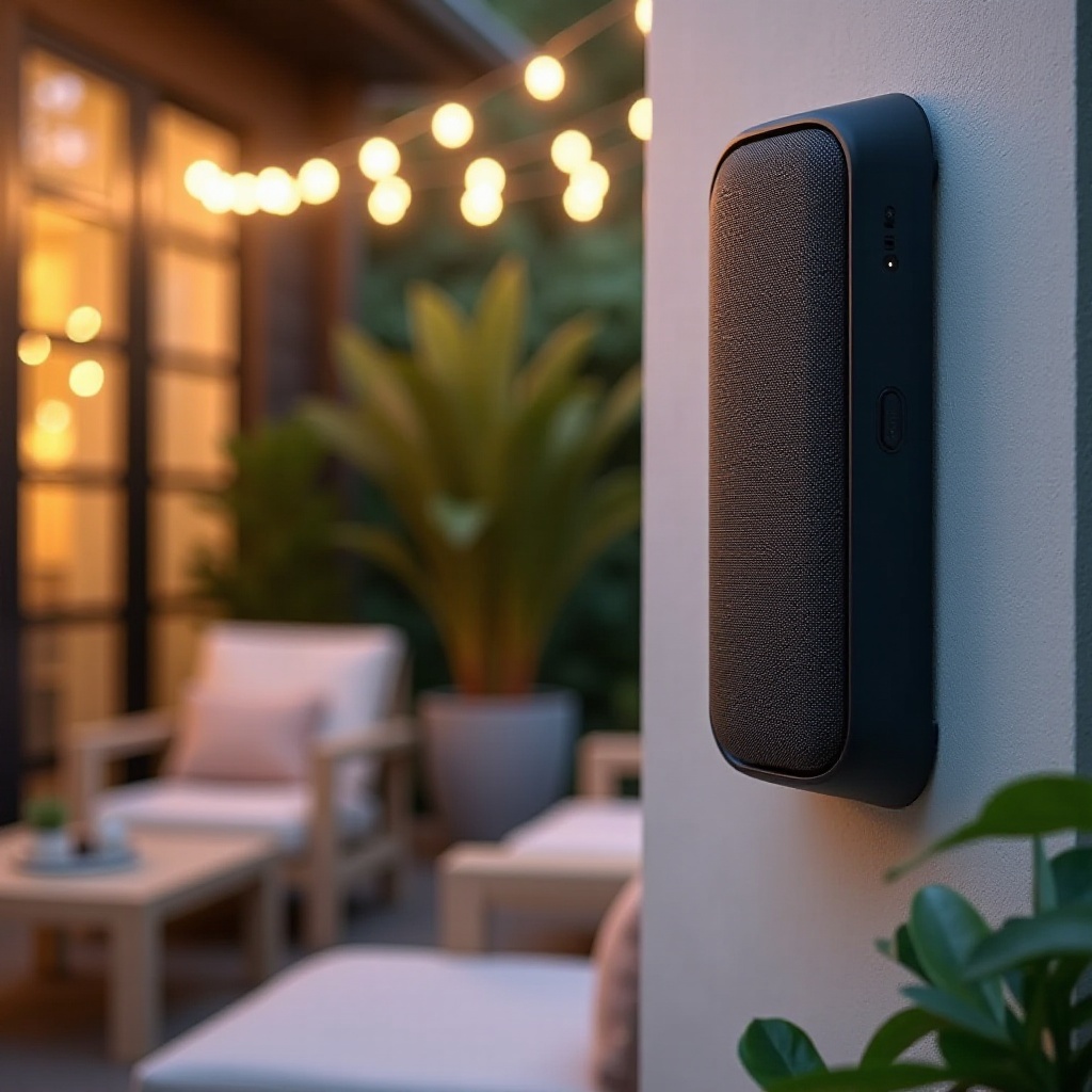 alto-falantes Bluetooth para exterior montáveis