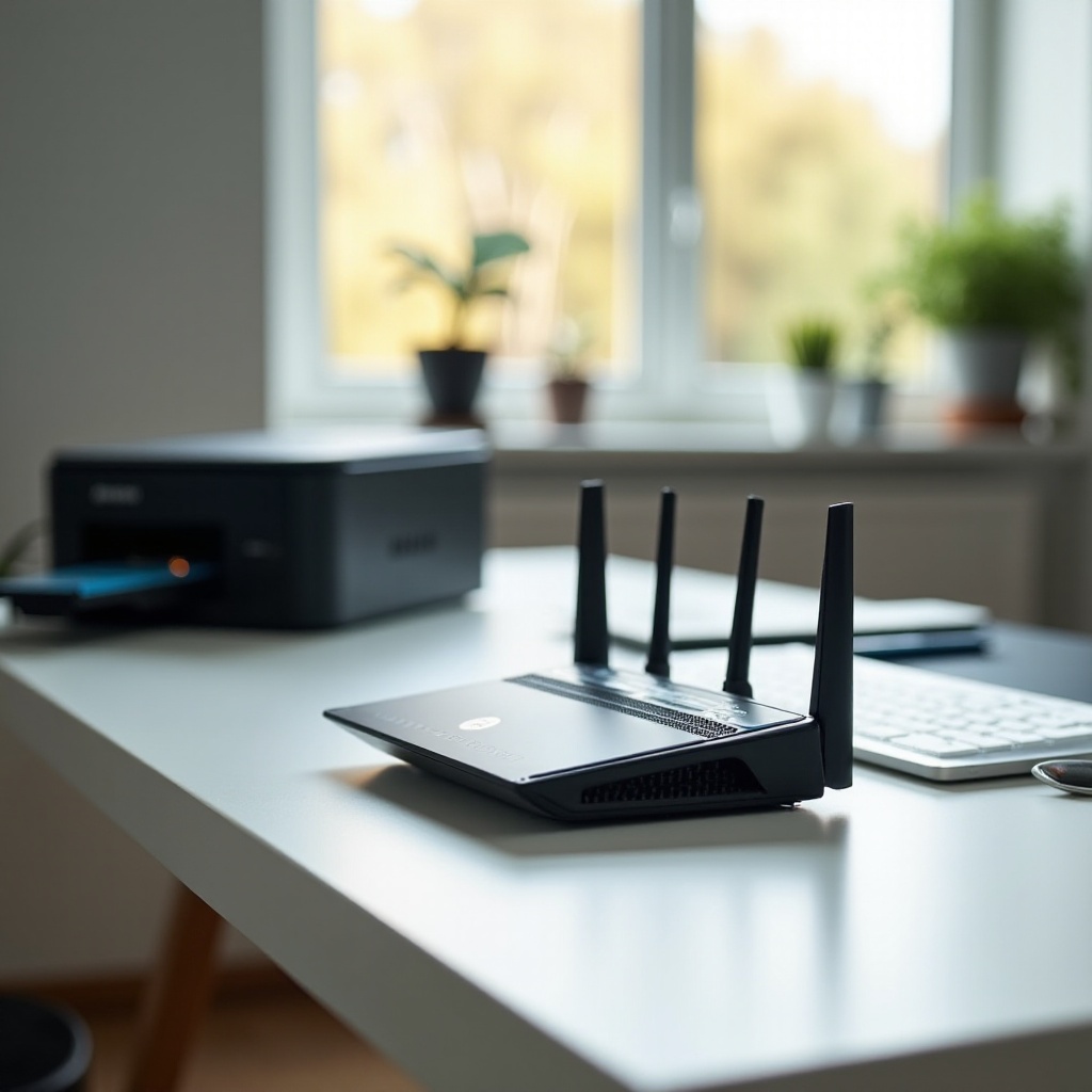 etiqueta do roteador na impressora