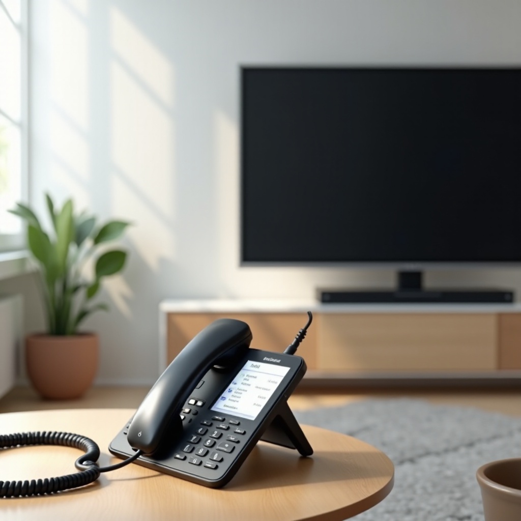 kuinka suoratoistaa johdollinen puhelin televisioon