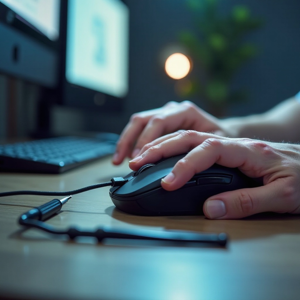 Logitech-hiiren napsautus ei toimi