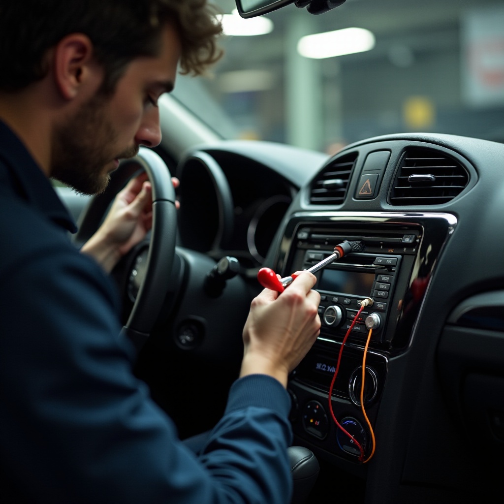 autoradio senza suono