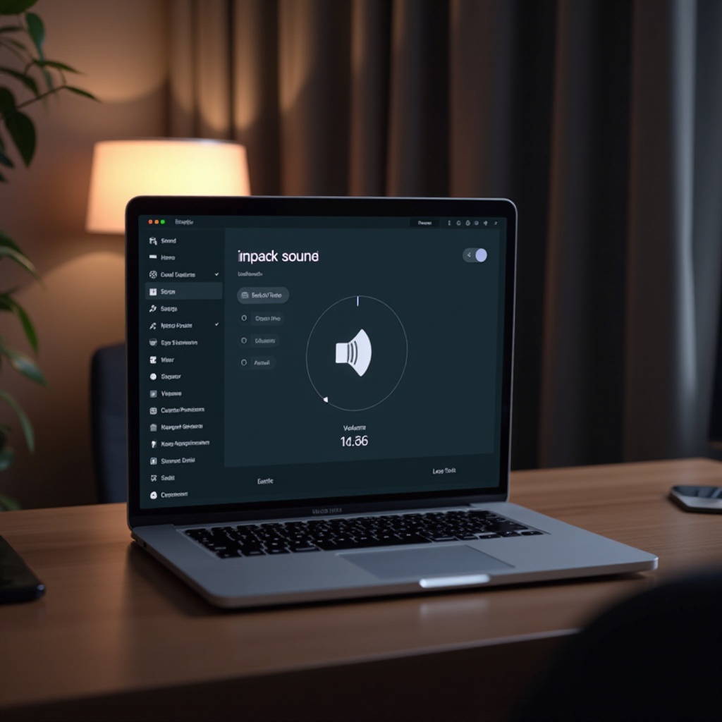 gedempt geluid macbook