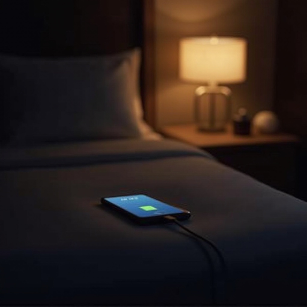 kan ik mijn telefoon 's nachts opladen