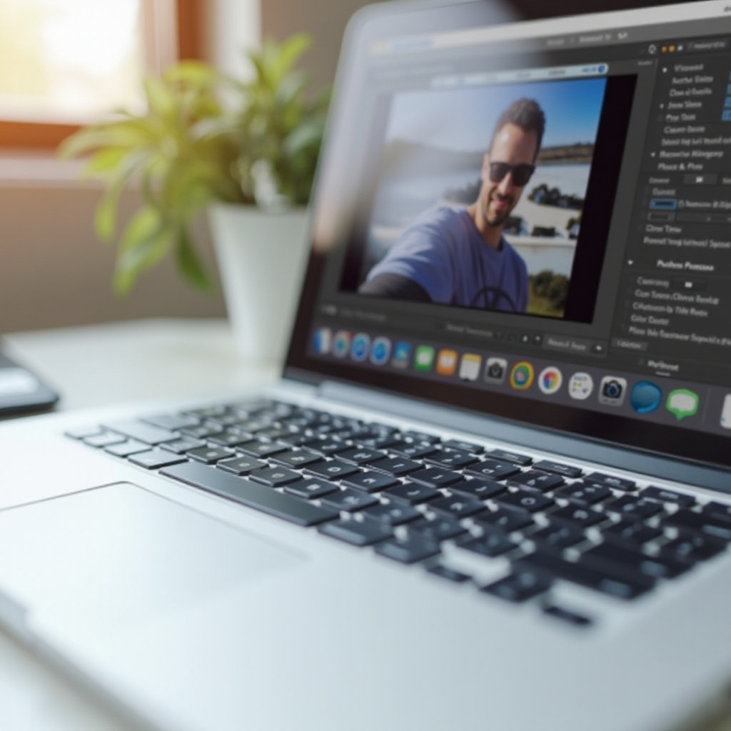 come si riduce la dimensione di una foto su un MacBook