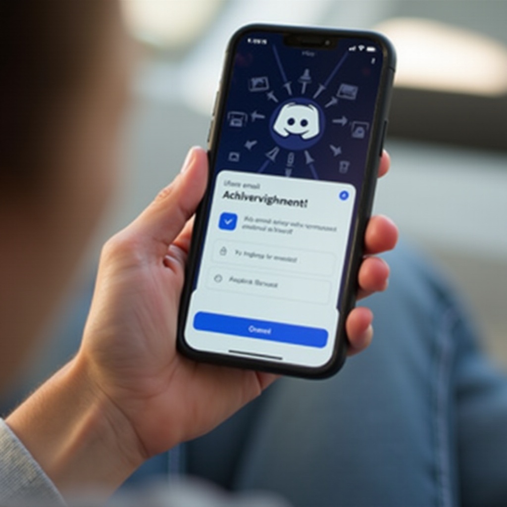 come verificare l'e-mail tramite l'app telefonica di Discord