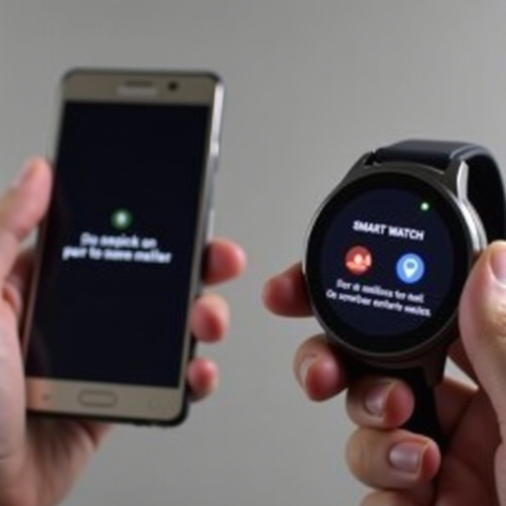 how to connect my samsung smart watch to my phone
