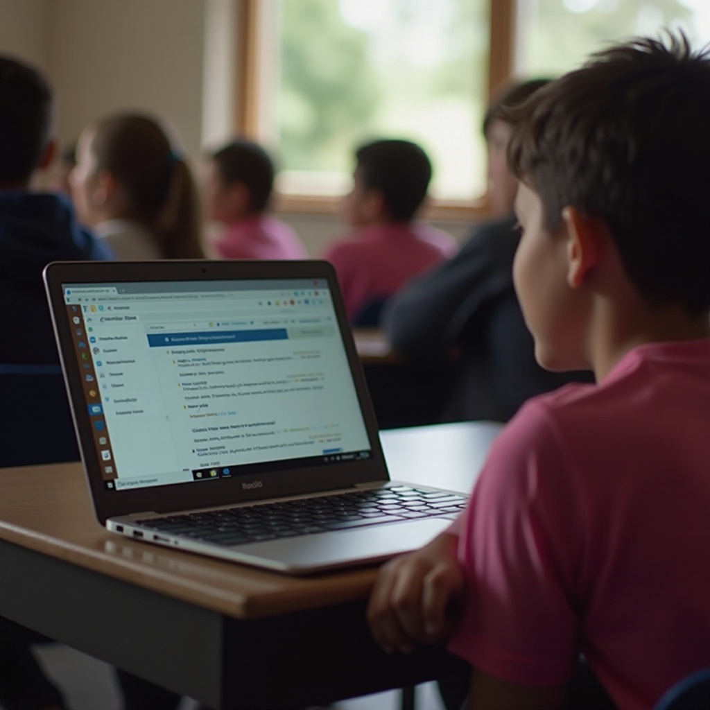how to get inspect on a school chromebook