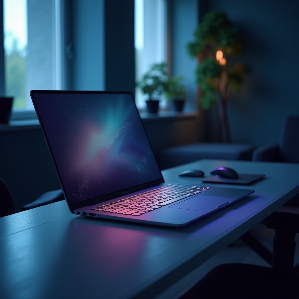 laptop con tastiera