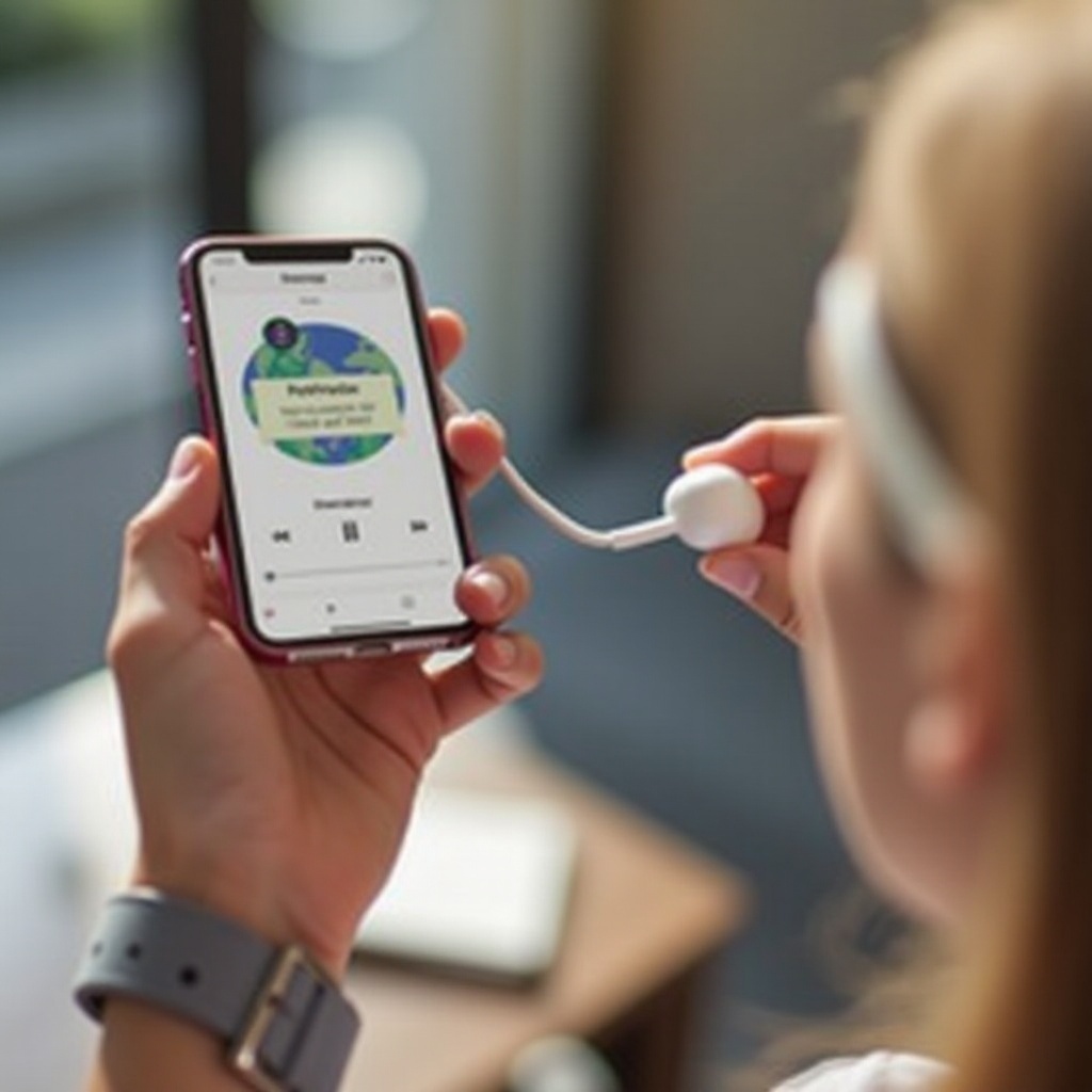 can you share audio with samsung earbuds on iphone