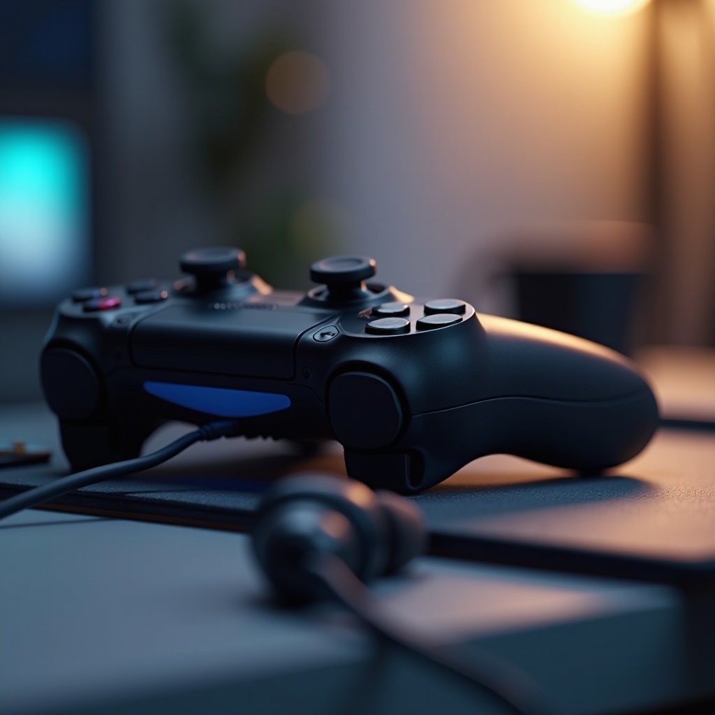 controller koptelefoon maakt hard geluid
