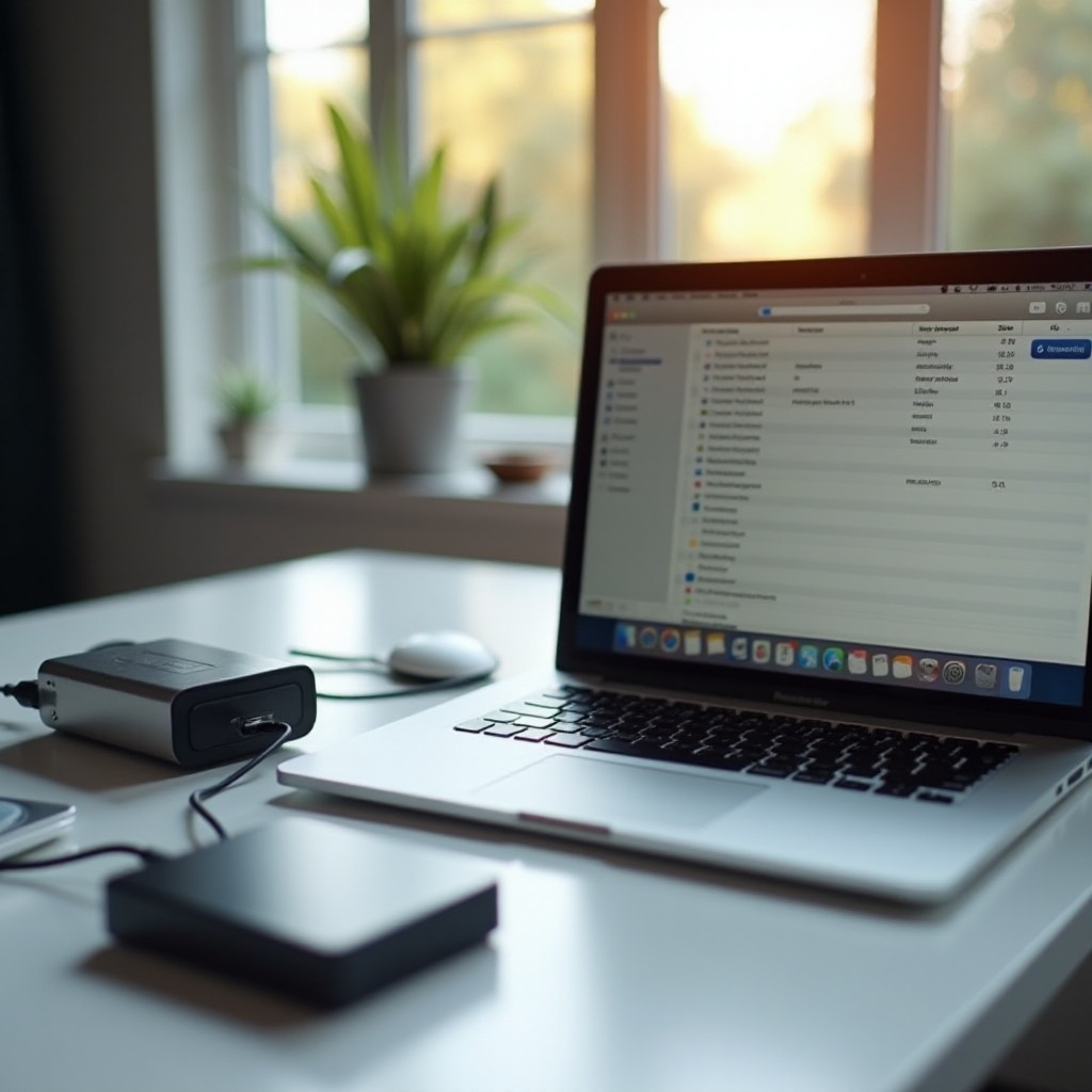wie man ein MacBook Pro sichert, bevor man die Maschine löscht