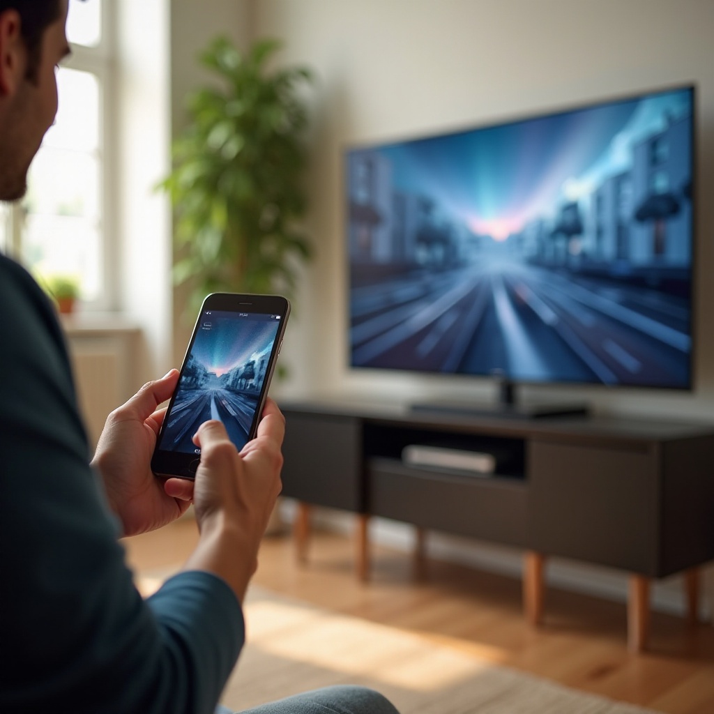 como conectar o telefone Apple à TV