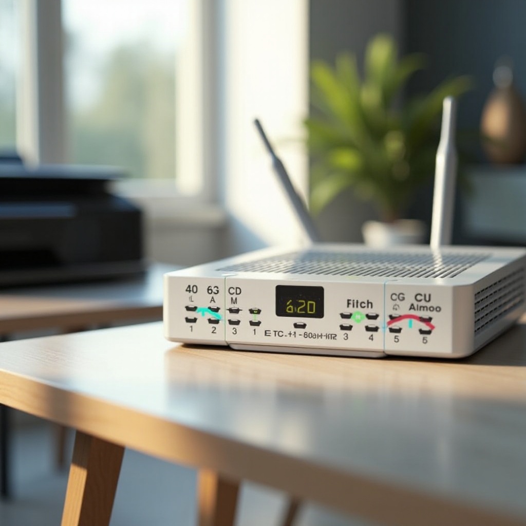 router label on printer