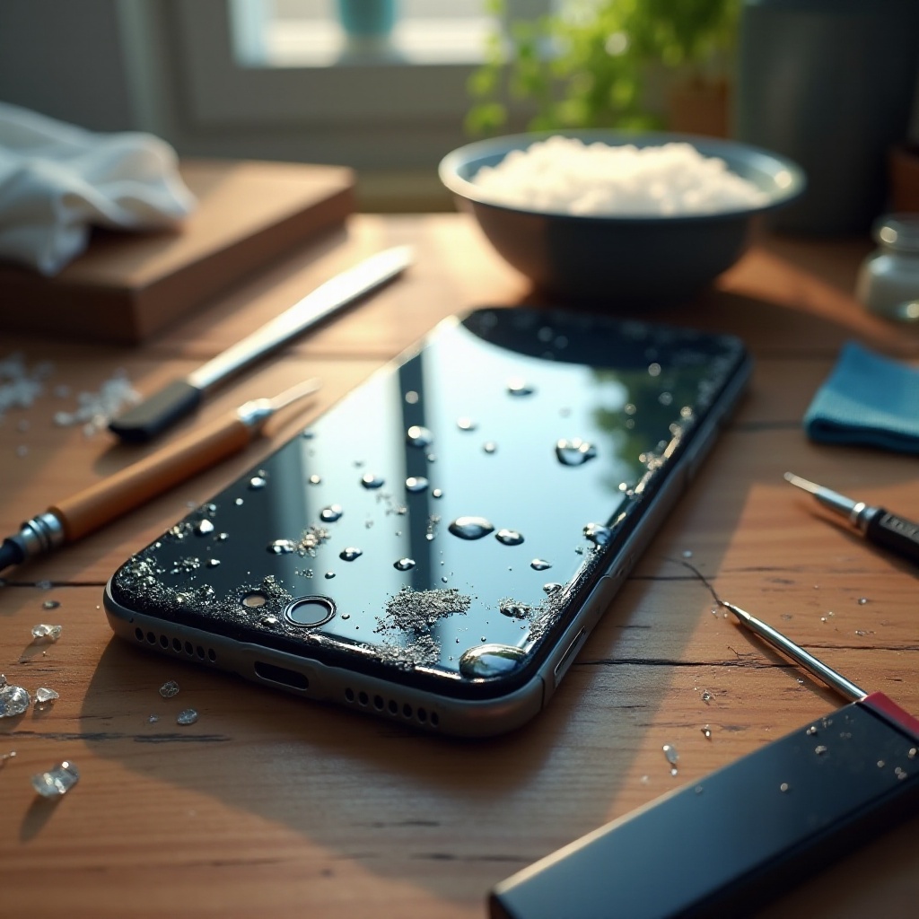 kan een door water beschadigde telefoon worden gerepareerd