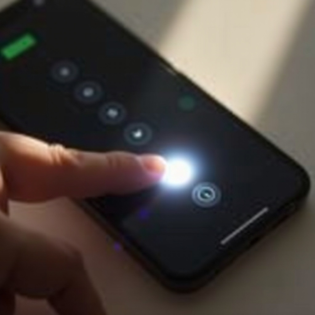 comment régler la luminosité de la lampe de poche sur l'iPhone