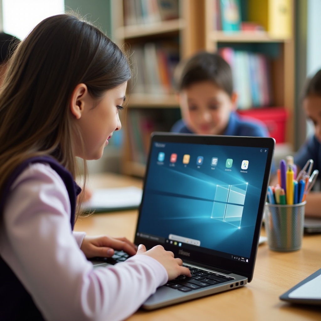 como adicionar aplicativos à tela inicial no Chromebook da escola