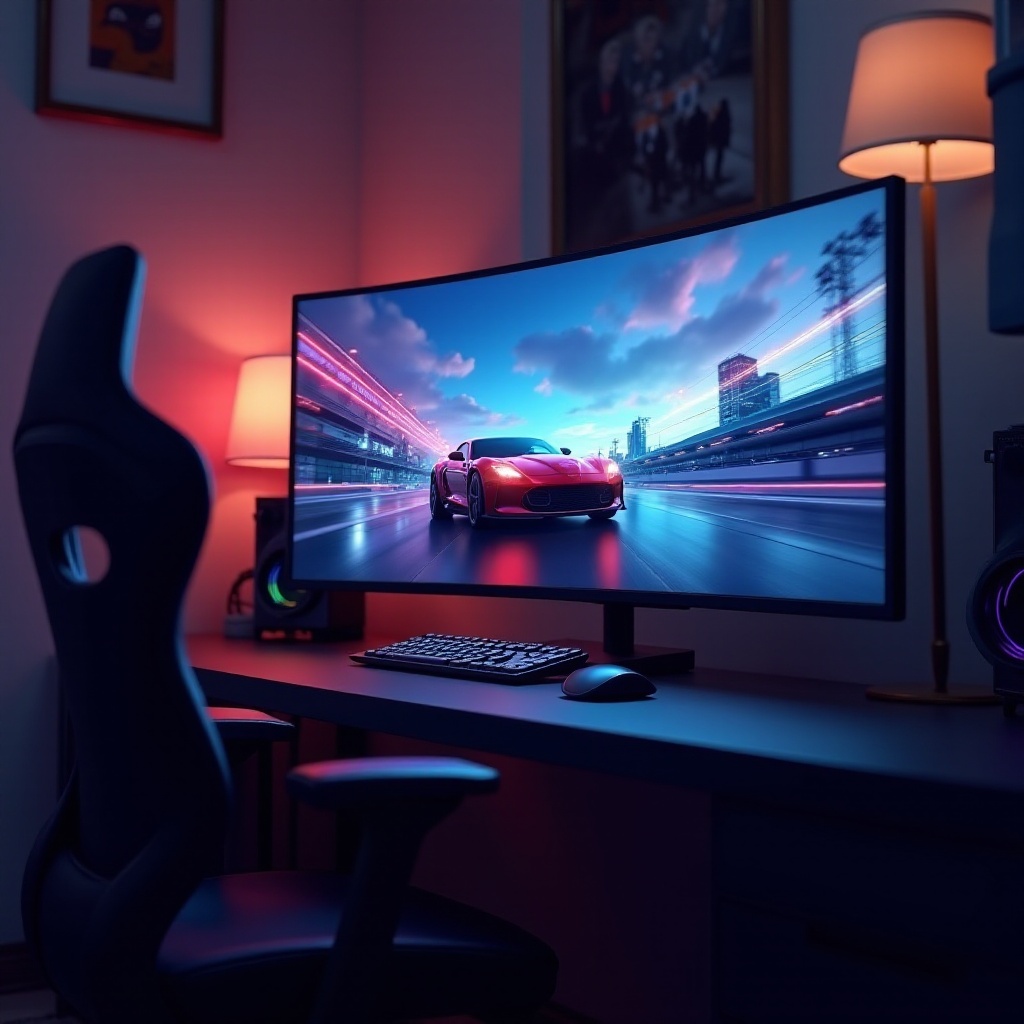 mejor monitor ultrapanorámico para simulación de carreras
