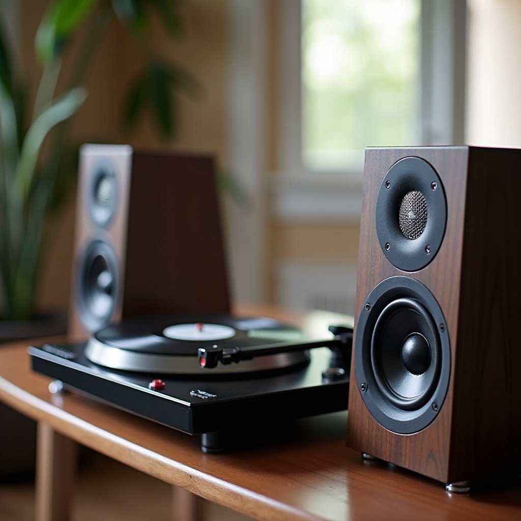 mejores altavoces RCA para tocadiscos