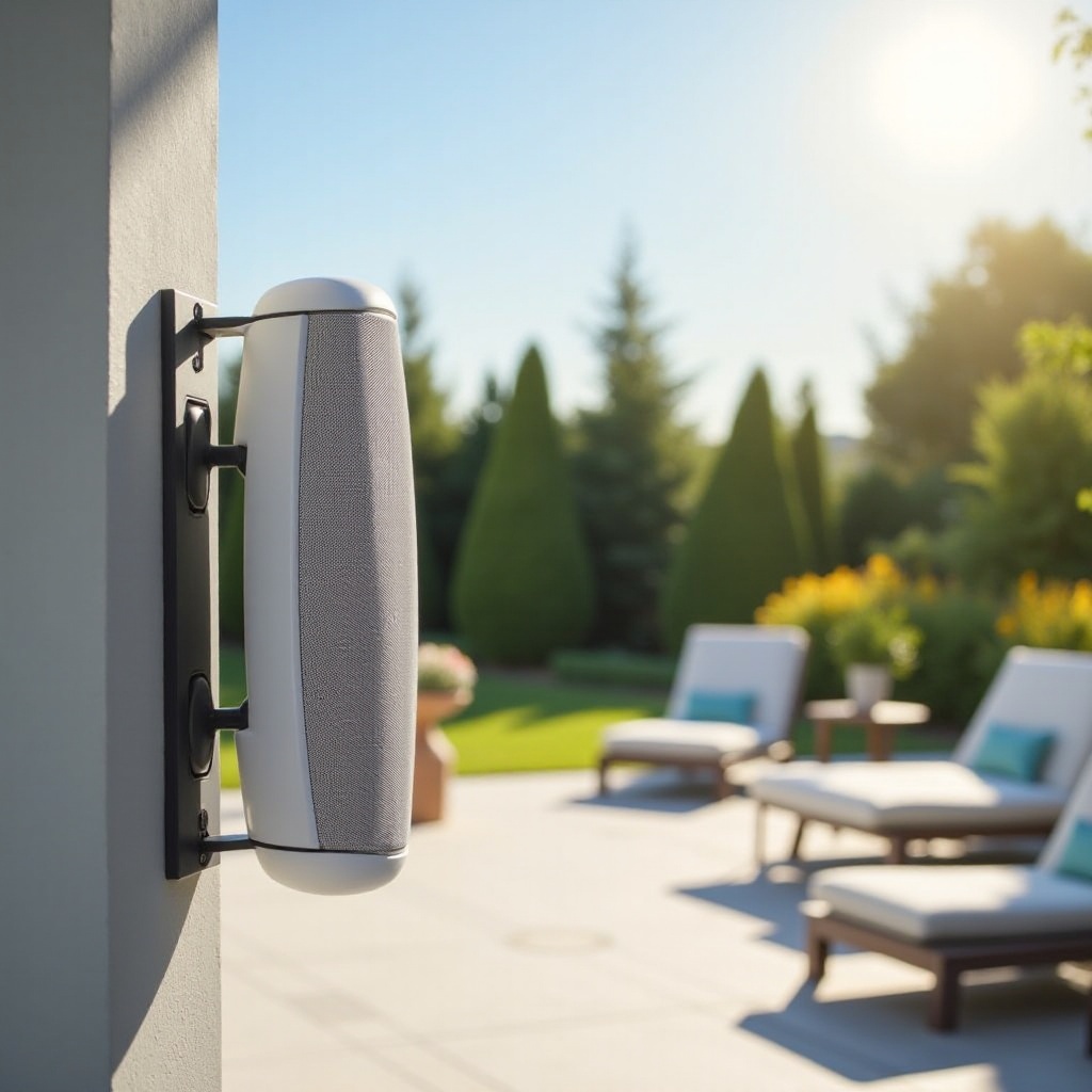 alto-falantes Bluetooth para exterior montáveis