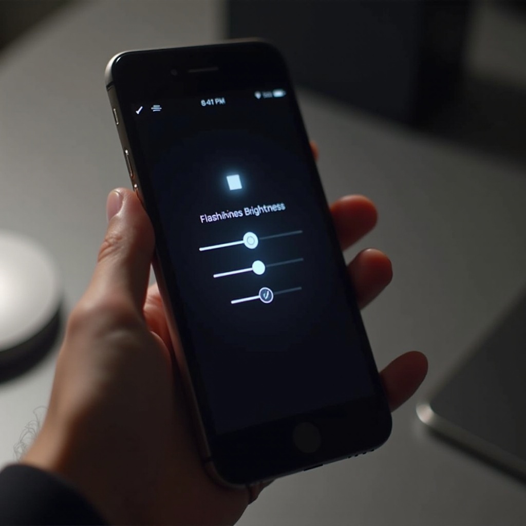 hoe de zaklamphelderheid op de iPhone aan te passen