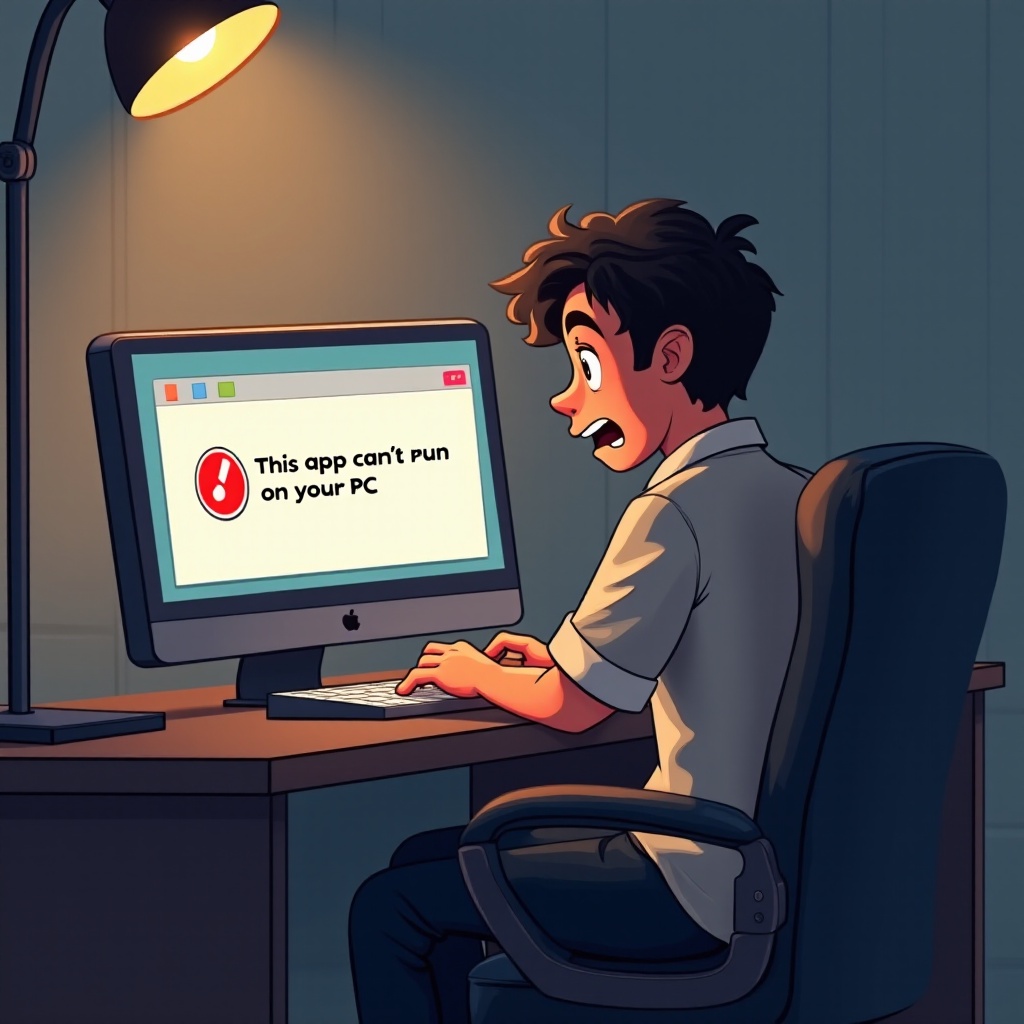 deze app kan niet op uw pc-configuratie worden uitgevoerd