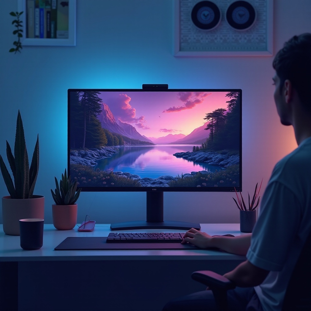 4k-näyttö, jossa on hdmi 2.1 -kaistanleveys